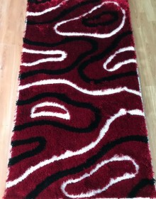 Високоворсний килим Loop Shaggy 8639A RED - высокое качество по лучшей цене в Украине.